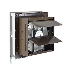 Mặt sau quạt hút gắn tường 1 chiều có màn che Panasonic FV-30AL1